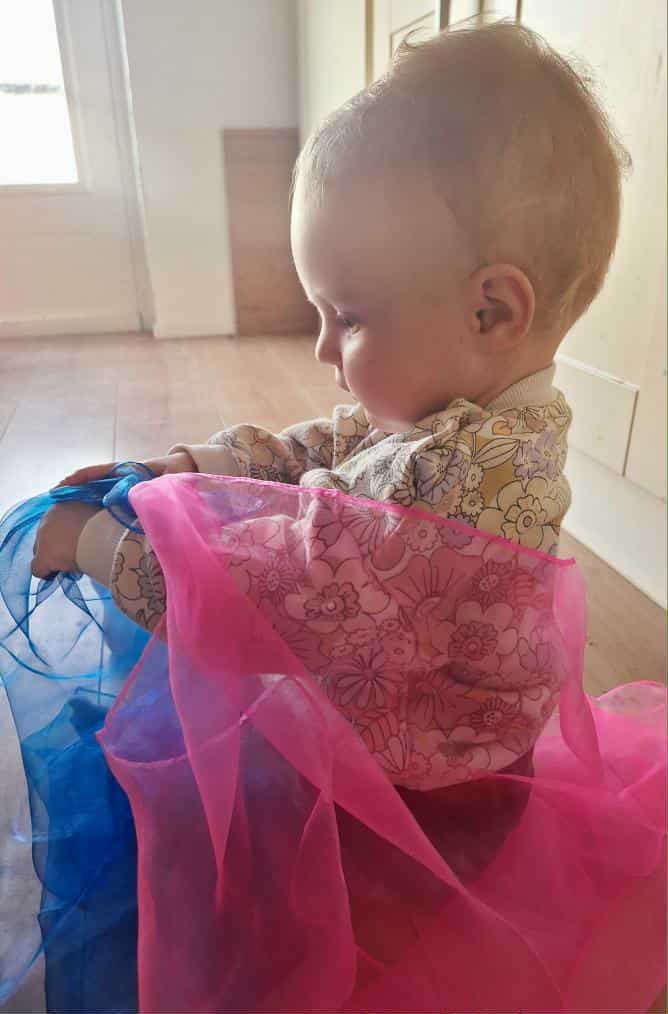 Sensorische sjaal | Wit 60x60 cm