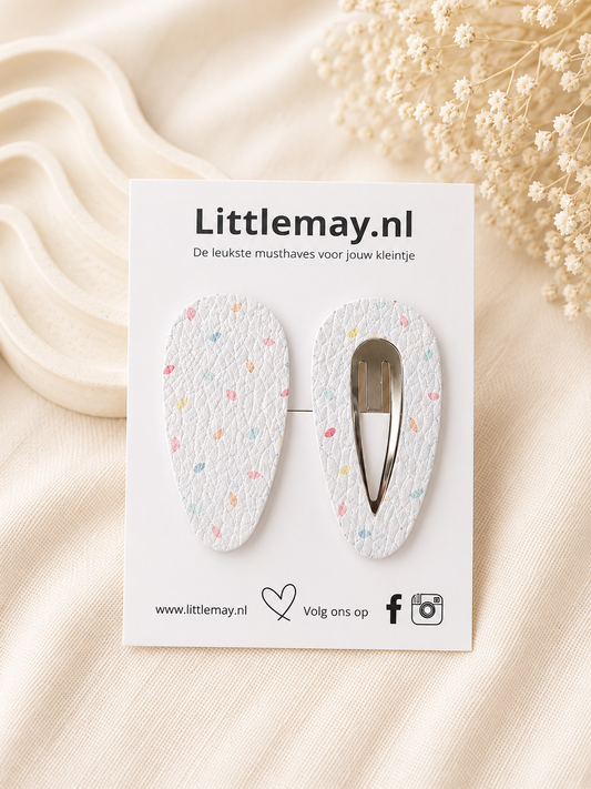 Littlemay.nl Haarspeldje klik klak | Enkel/duo 16