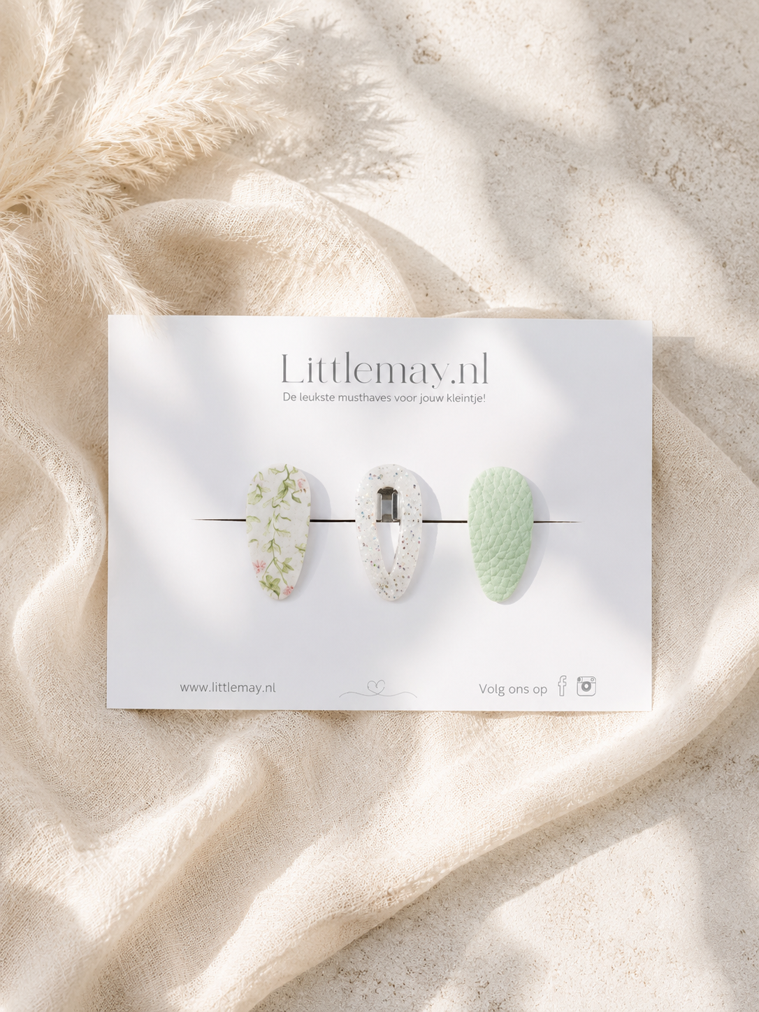 Littlemay.nl Haarspeldje klik klak | Enkel/duo 11