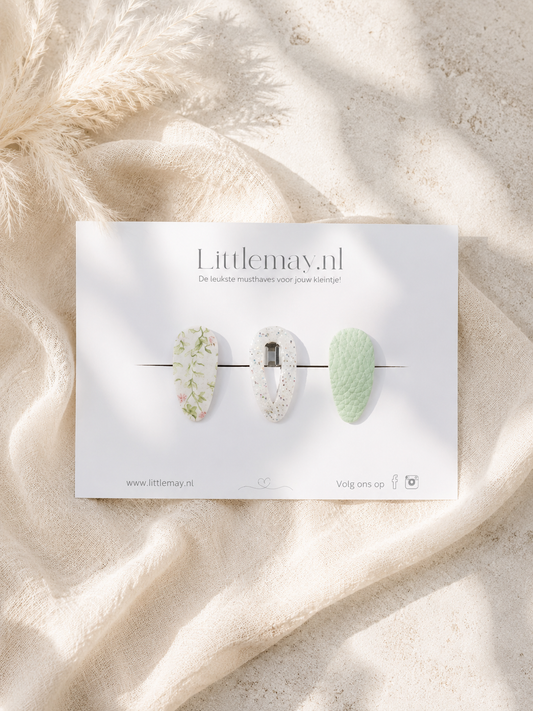 Littlemay.nl Haarspeldje klik klak | Enkel/duo 11