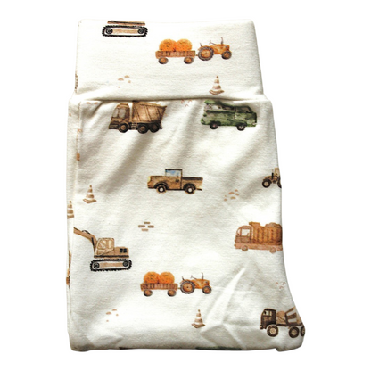 Littlemay.nl | Baby broek - bouwvoertuigen