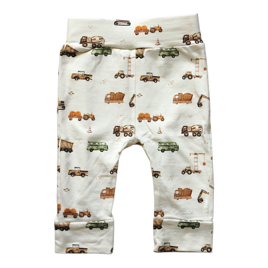 Littlemay.nl | Baby broek - bouwvoertuigen