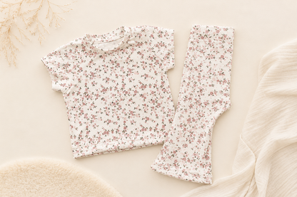 Littlemay.nl | Baby flared legging - Sweet flowers