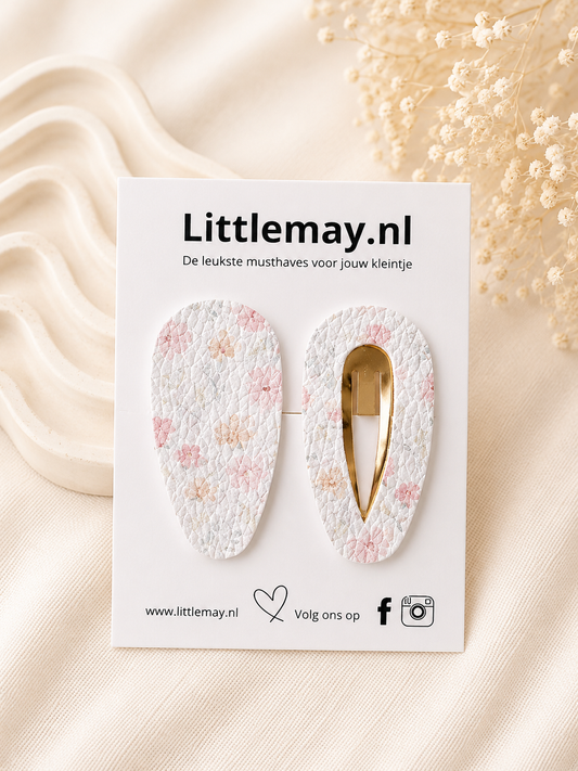 Littlemay.nl Haarspeldje klik klak | Enkel/duo 18