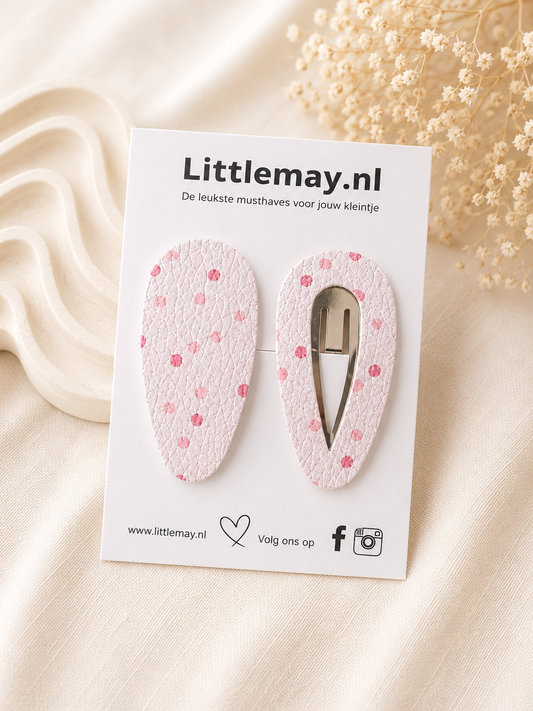 Littlemay.nl Haarspeldje klik klak | Enkel/duo 15