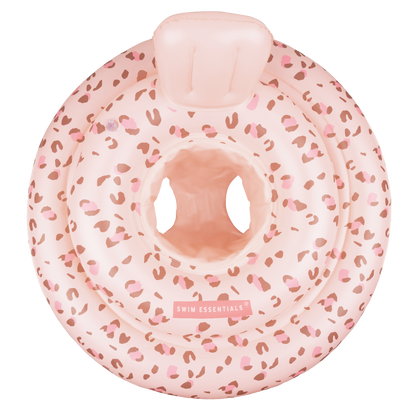 Swim Essentials Baby float Old pink Panterprint