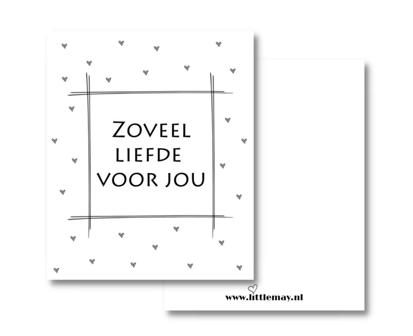 Ansichtkaart | Zoveel liefde voor jou